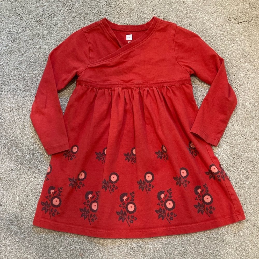 2T Red Tea Collection Dress